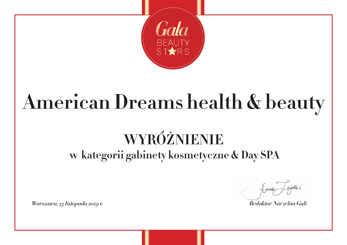 Wyróżnienie dla American Dreams w Gala Beauty Stars 2019